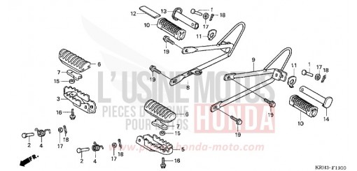 MARCHE XR125L4 de 2004
